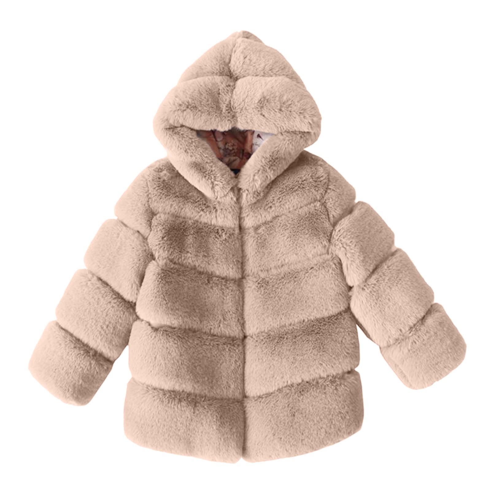 Chaqueta para niñas pequeñas, Otoño Invierno, para niños pequeños, con cuello de lana, chaquetas sólidas, chaqueta de lana con capucha cálida, abrigos Abrigos Deportivos De Mujer
