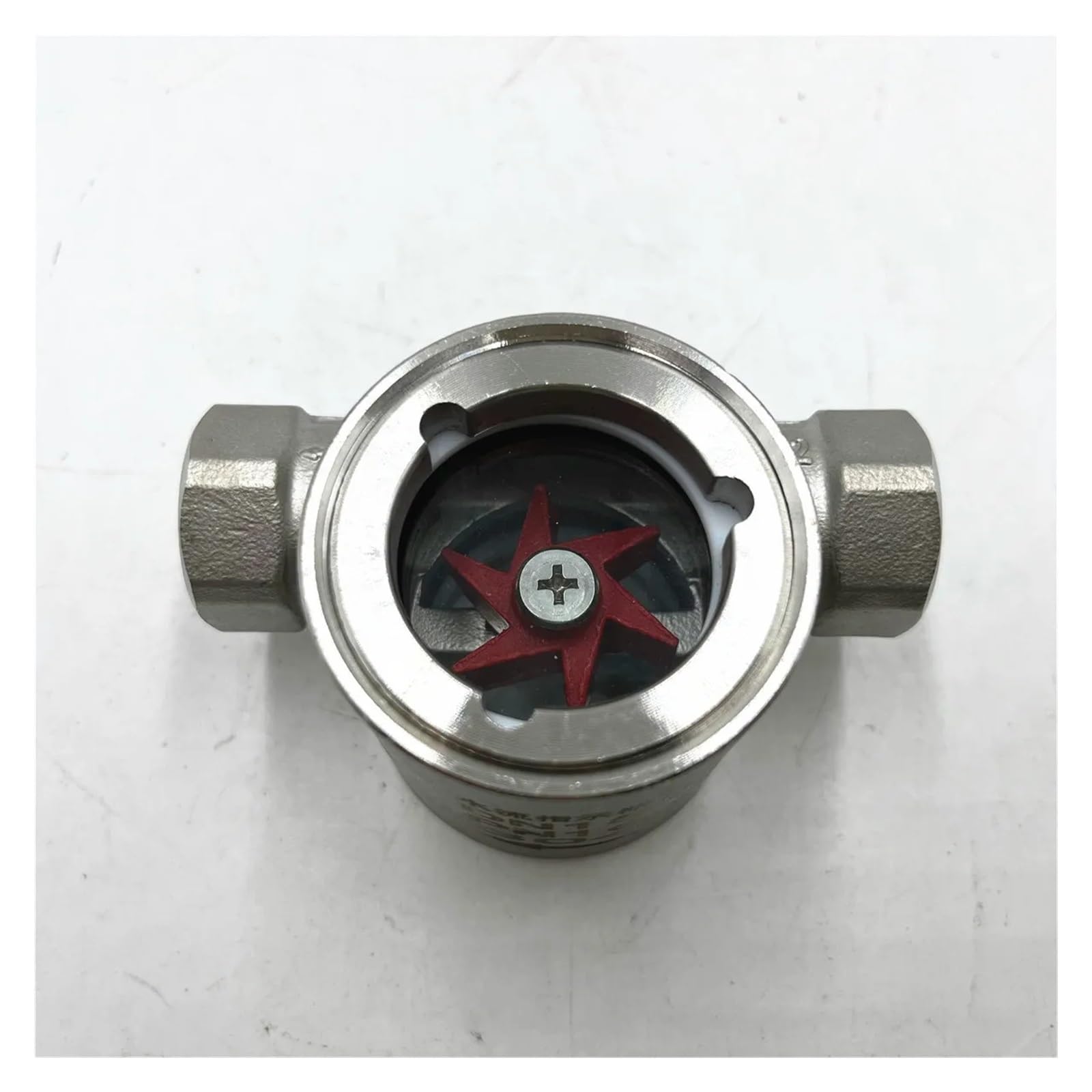 1/4" Steel 304 Sight Water Flow Indicator with SS304 Impeller High Temperature