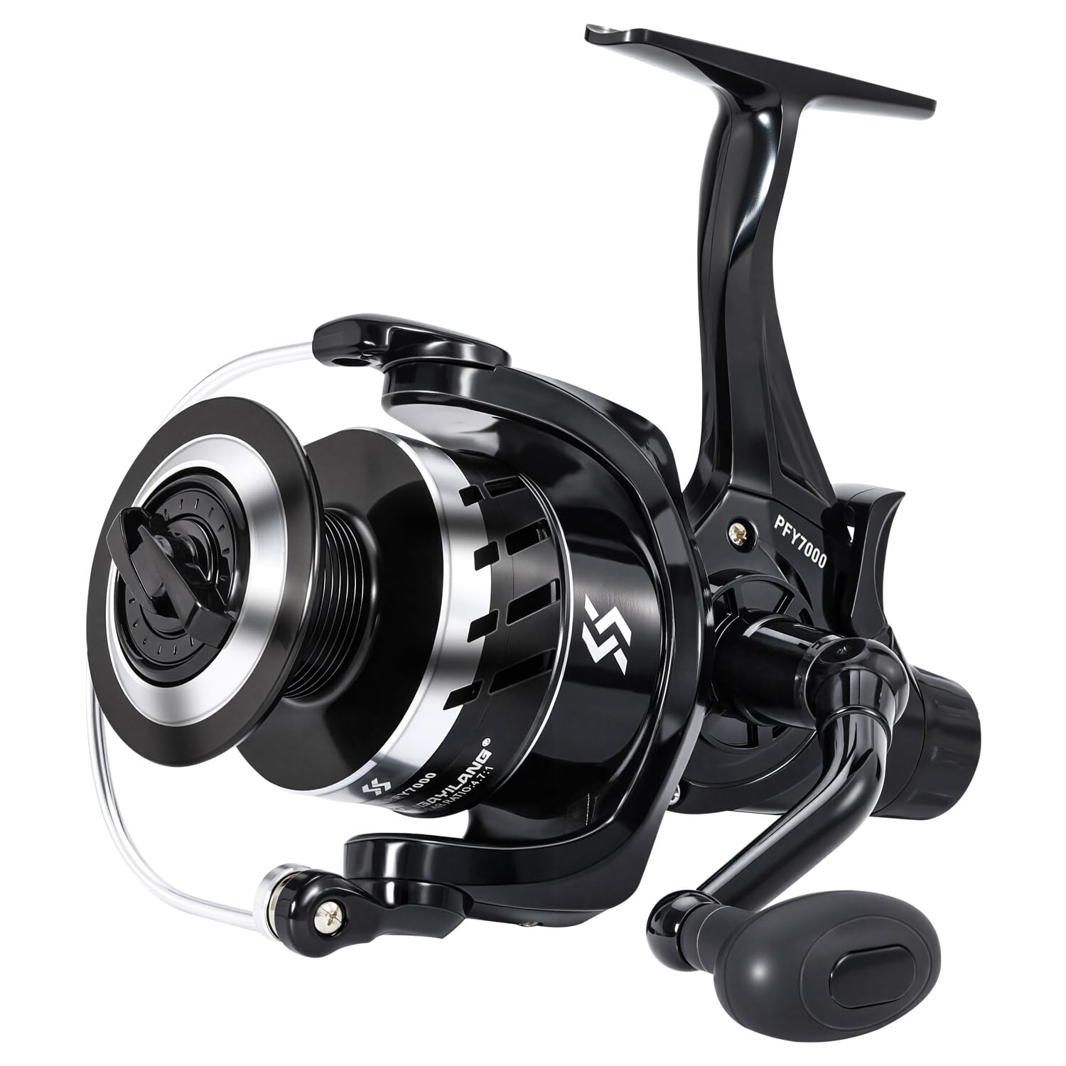 Yun Nong Carp Fishing Reel - Smooth Spinning Reel with 22LBS Drag, Durable Metal Body, Ideal for Saltwater & Freshwater