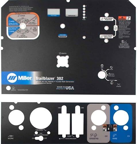 Miller 216170 Placa de identificación, Miller Trailblazer 302