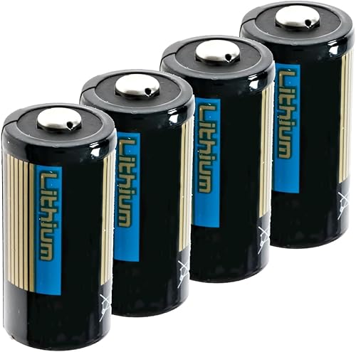 Synergy Digital Baterías, Compatible con Sanyo GES-CR2 Batería Combo-Pack incluye: 4 x LITH-8 PANA Baterías