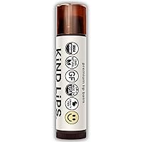 Vista 2 de Kind Lips Georgia Peach Organic Lip Balm Natural Hidratante Lip Care Paquete de 2