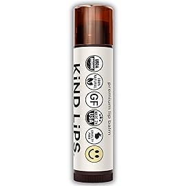 Kind Lips Watermelon Lip Balm 3-Pack - USDA Organic, Natural Chapstick Alternative for Dry Lips | Gluten-Free, Cruelty-Free