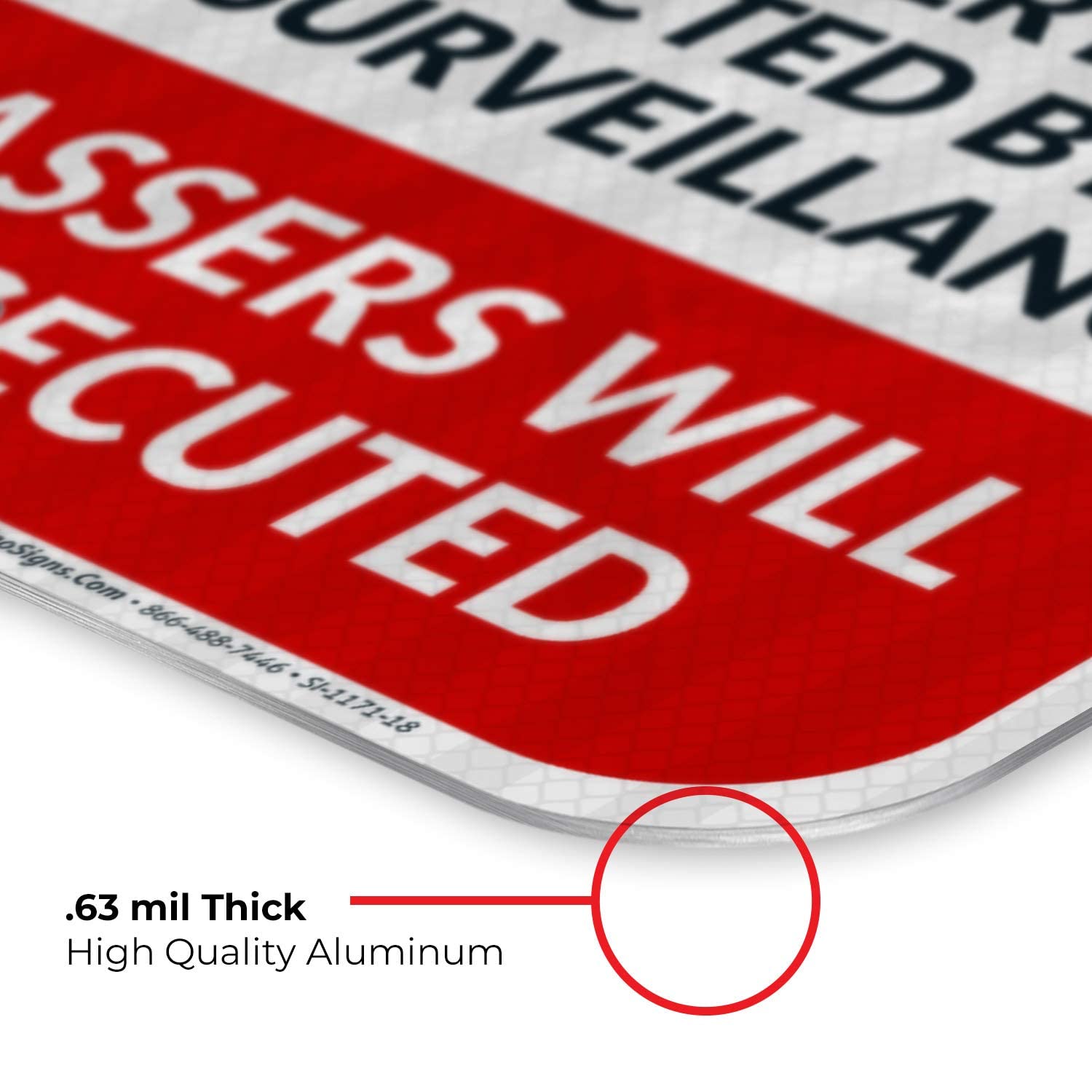 Panneau De Vidéosurveillance Pour Propriétés Privées Pour éviter Les Interférences. 24,1 X 16,5 Cm, Aluminium, Utilisation Intérieure Ou Extérieure Pour Votre Maison, Entreprise, Caméras De Sécurité