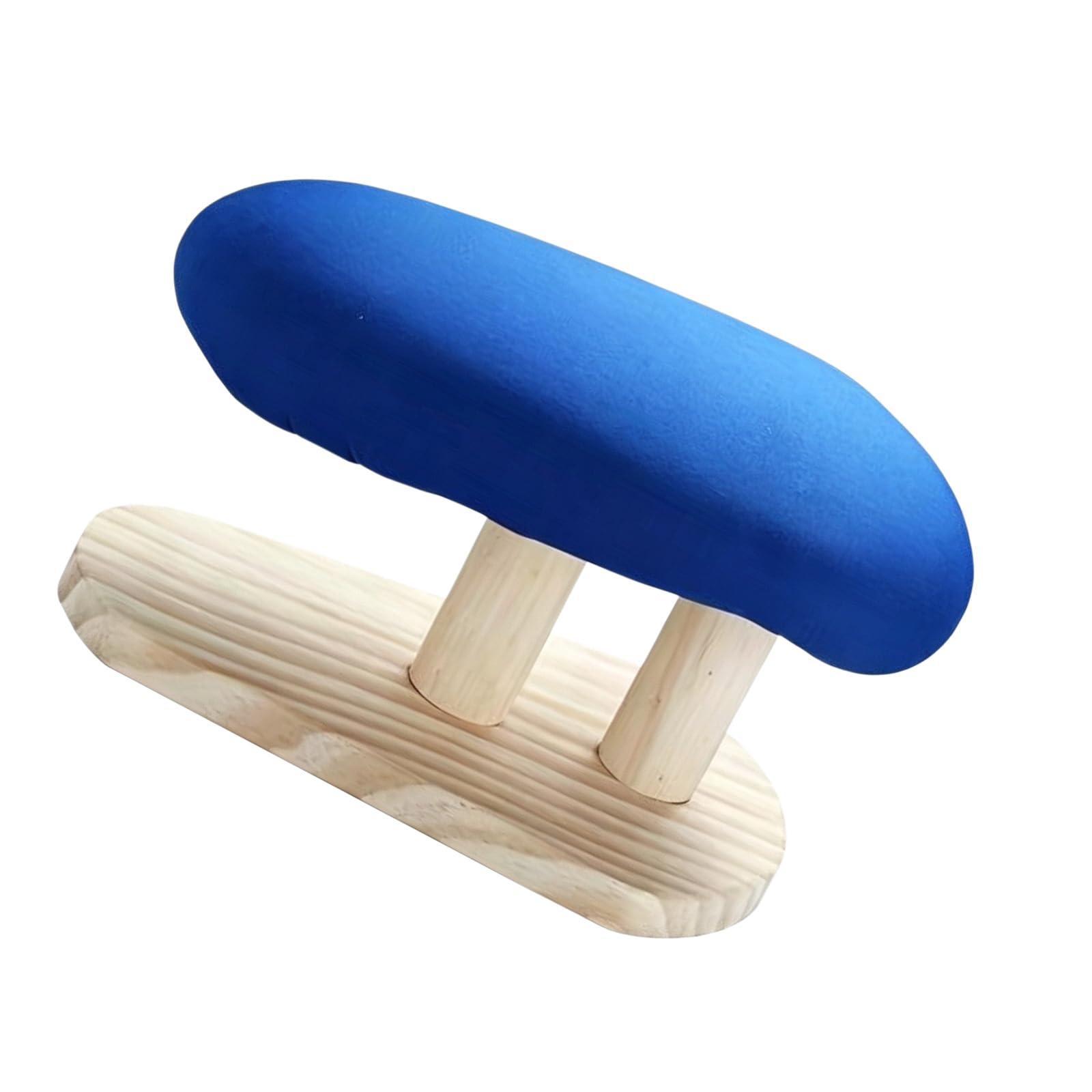 Kalttoy Shaped Ironing Bench Ironing Board Sturdy Hardwood for Multipurpose Home Usage Wooden Pressing Stool