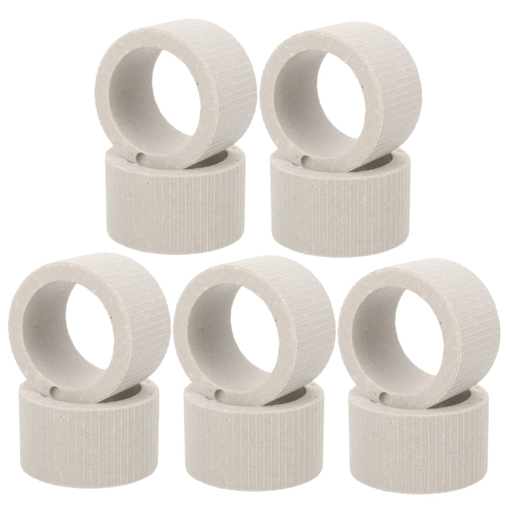 BESPORTBLE 4 Juegos Taza De Plantación Acuática Ancla Artificial Tanque De Peces De Acuario Portátil Bomba De Aire USB Pecera Titulares Bomba De Agua Calentador Cerámica 10 Uds * 4