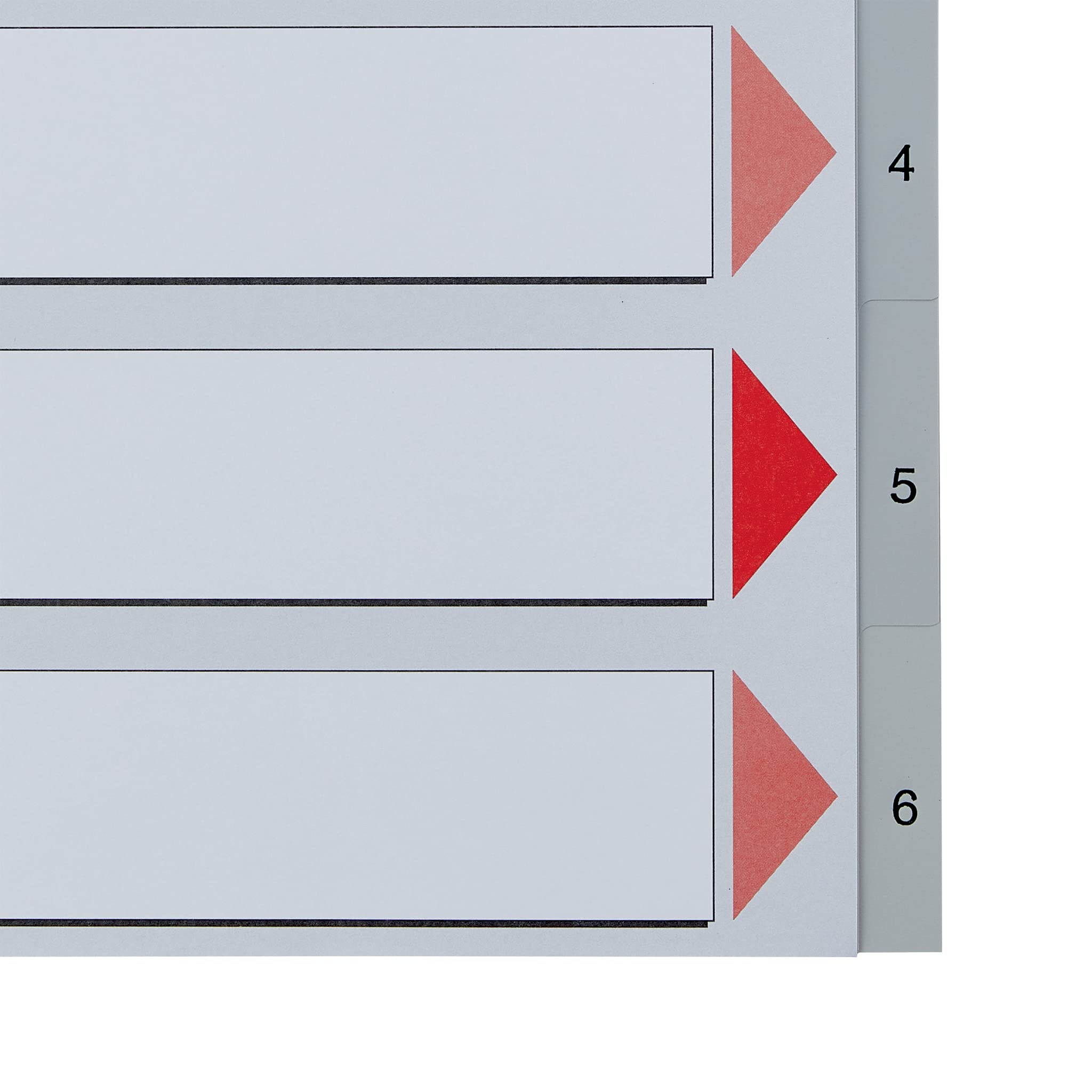 Q-Connect 1-15 Index Multi-Punched Reinforced Board Clear Tab A4 White Kf01530