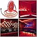 ALITOVE 16.4ft 5050 SMD Red LED Flexible Strip Ribbon Light 5M 300 LEDs Waterproof IP65 DC 12V for Home Garden Commercial Area Lighting, Without Power Supply