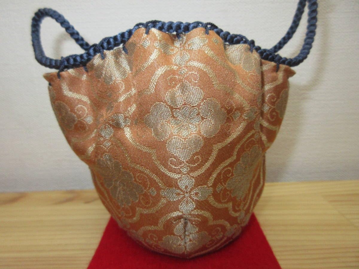 送料込【逢絢亭・新品】茶道具 仕覆 四滴茶入仕覆 正絹 蜀江錦 日本製 送料込【逢絢亭・新品】茶道具 仕覆 四滴茶入仕覆 正絹 菱