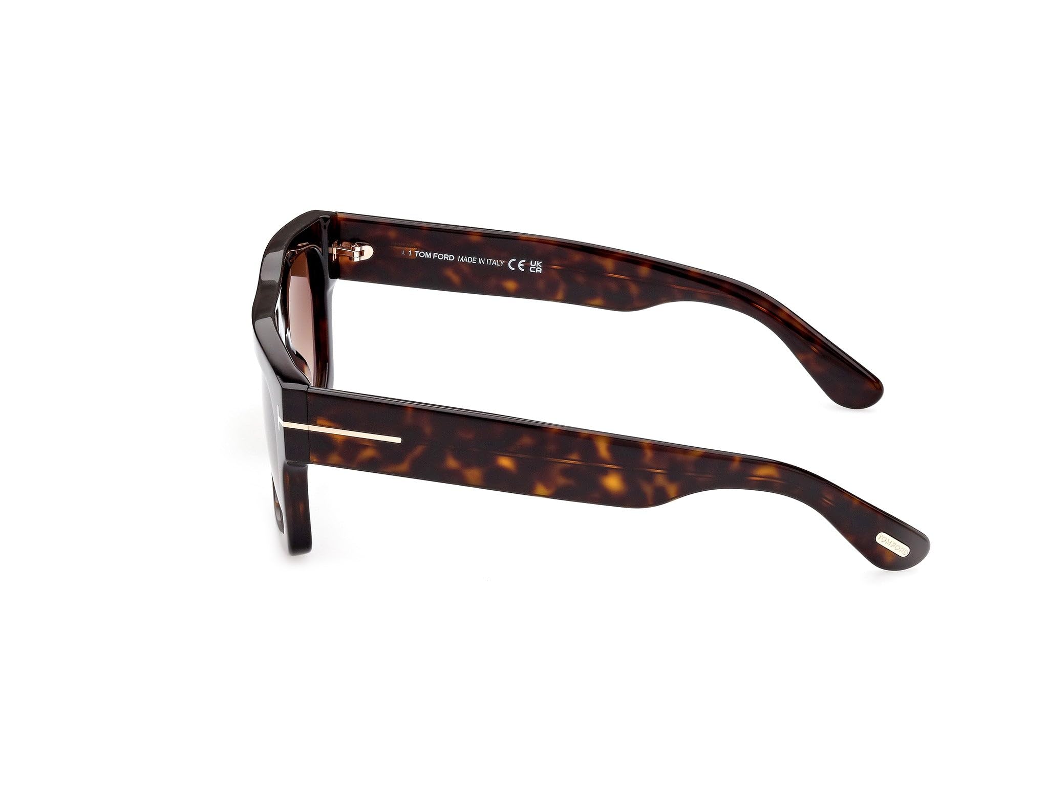 Tom Ford Occhiali da Sole FAUSTO FT 0711 DARK HAVANA/LIGHT BROWN SHADED 53/20/145 unisex