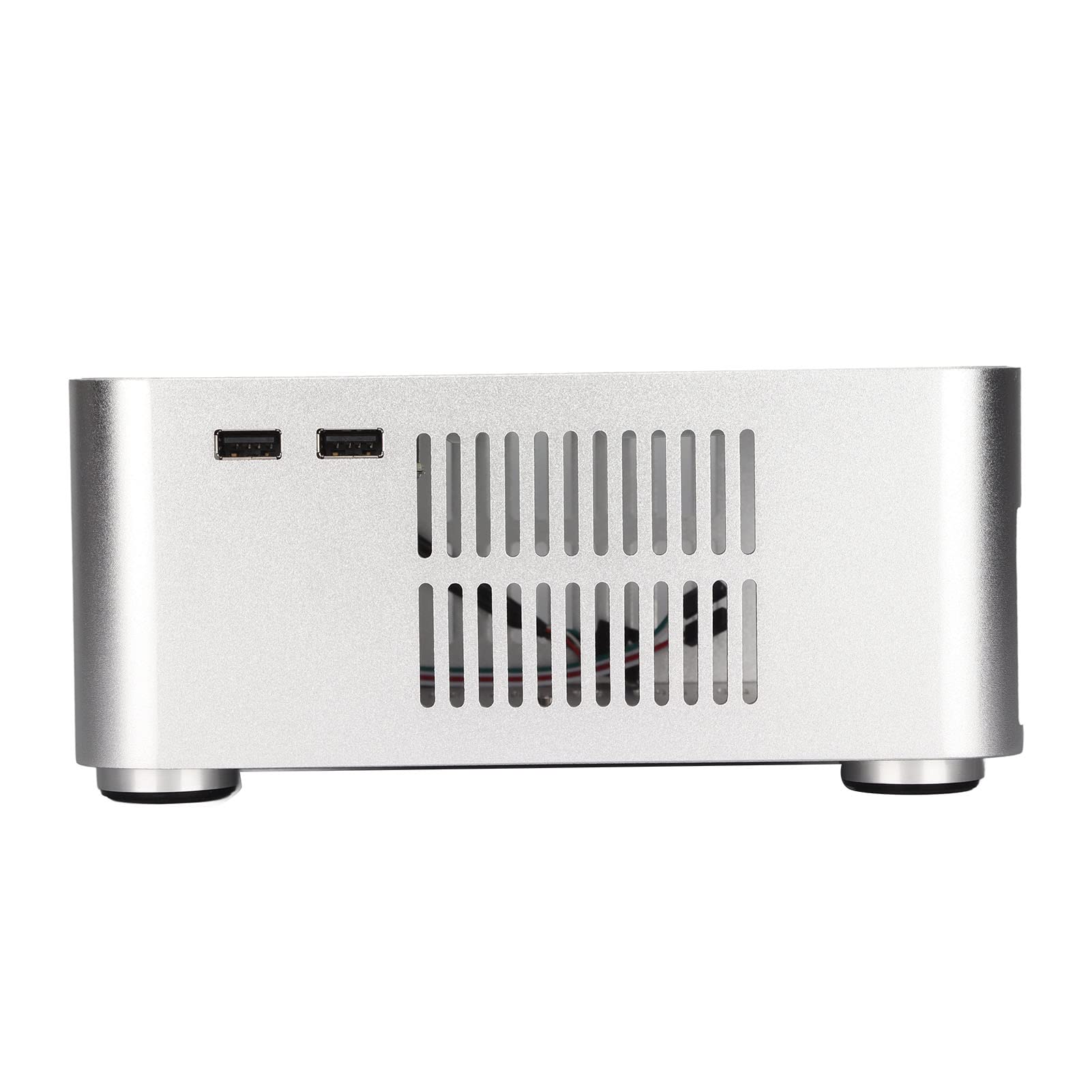 Bewinner Mini ITX Gaming Chassis, Small Form Factor Premium ITX Computer Gaming Case, HTPC Case Dotato di Una Ricchezza di Fori di Espansione