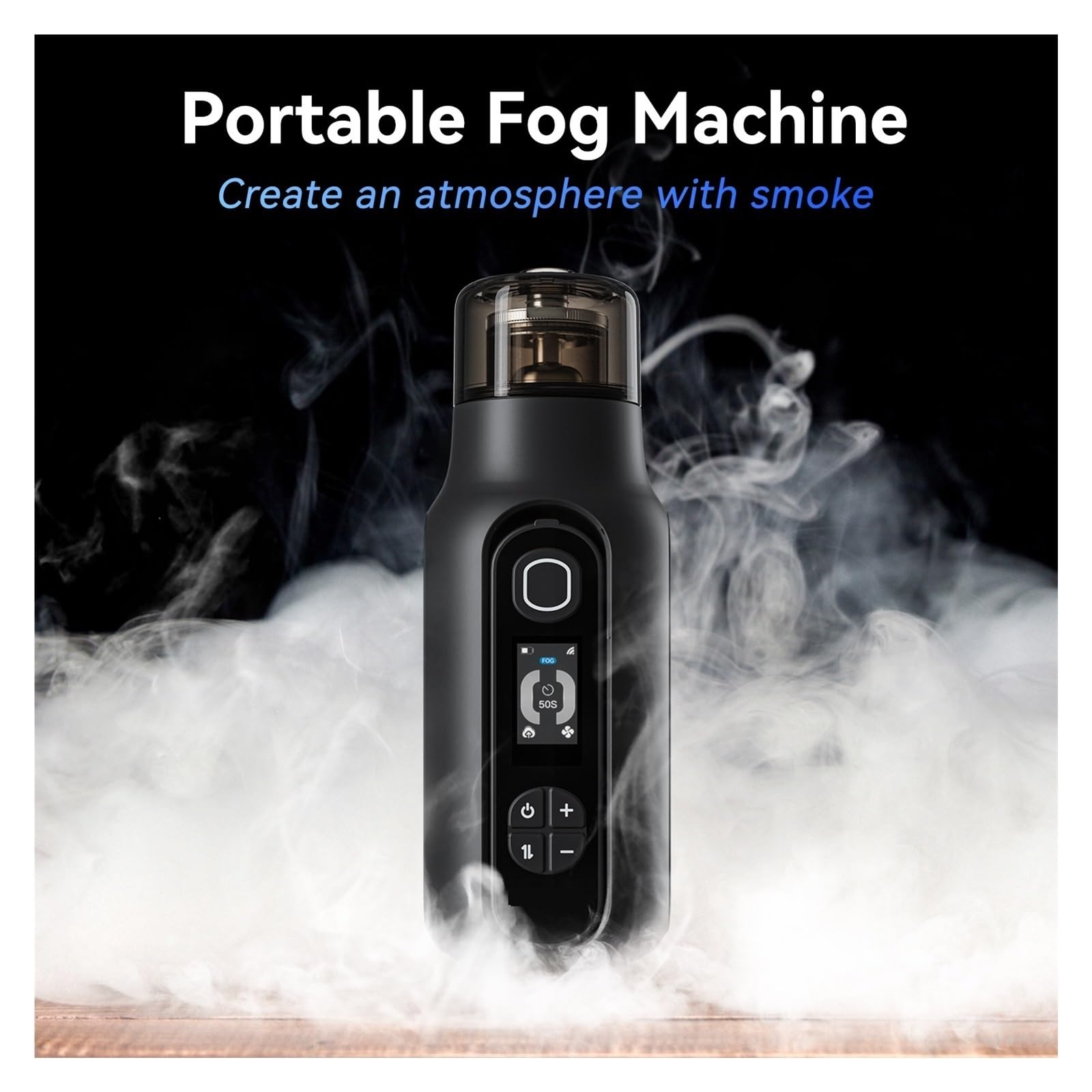 Máquina De Humo Portátil Con Control Remoto For Efectos Y, Ideal For Grabaciones Vídeo Ahorro EnergéTico Potente