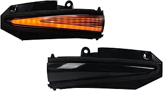 HIGH FLYING Pair Blackout Side Mirror Indicator Lights Blinker Sequential Dynamic LED Turn Signal Lights for Toyota 4Runner TRD 14-21, Highlander 14-19, RAV4 13-18