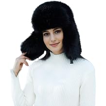 Lina & Lily Womens Winter Trapper Hat Long Pile Faux Fur Fluffy