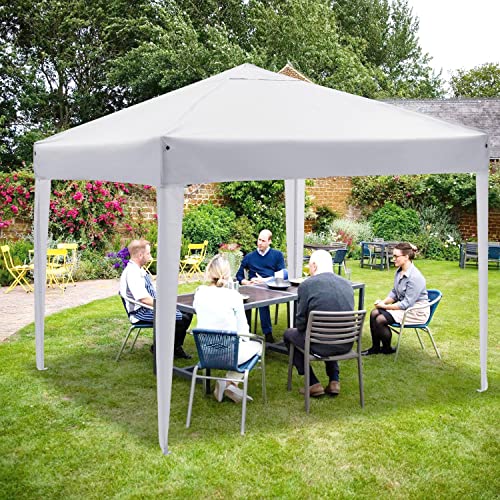 Hoperan Canopy Tent 10X10 Pop Up Canopy Tent With Sidewalls,Outdoor Waterproof Canopy Tents For Backyard Parties,Outside Instant Commercial Enclosed Gazebo Tent With Extra 4 Weight Bags. #TOP7