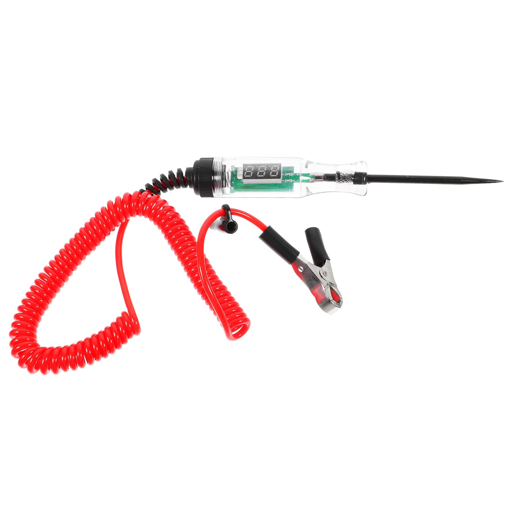 NUOBESTY 5 Pièces stylo de test numérique voiture lumière multimètre jauge automobile testeur d'éclairage de tension testeur électrique testeur de circuit électrique Plastique
