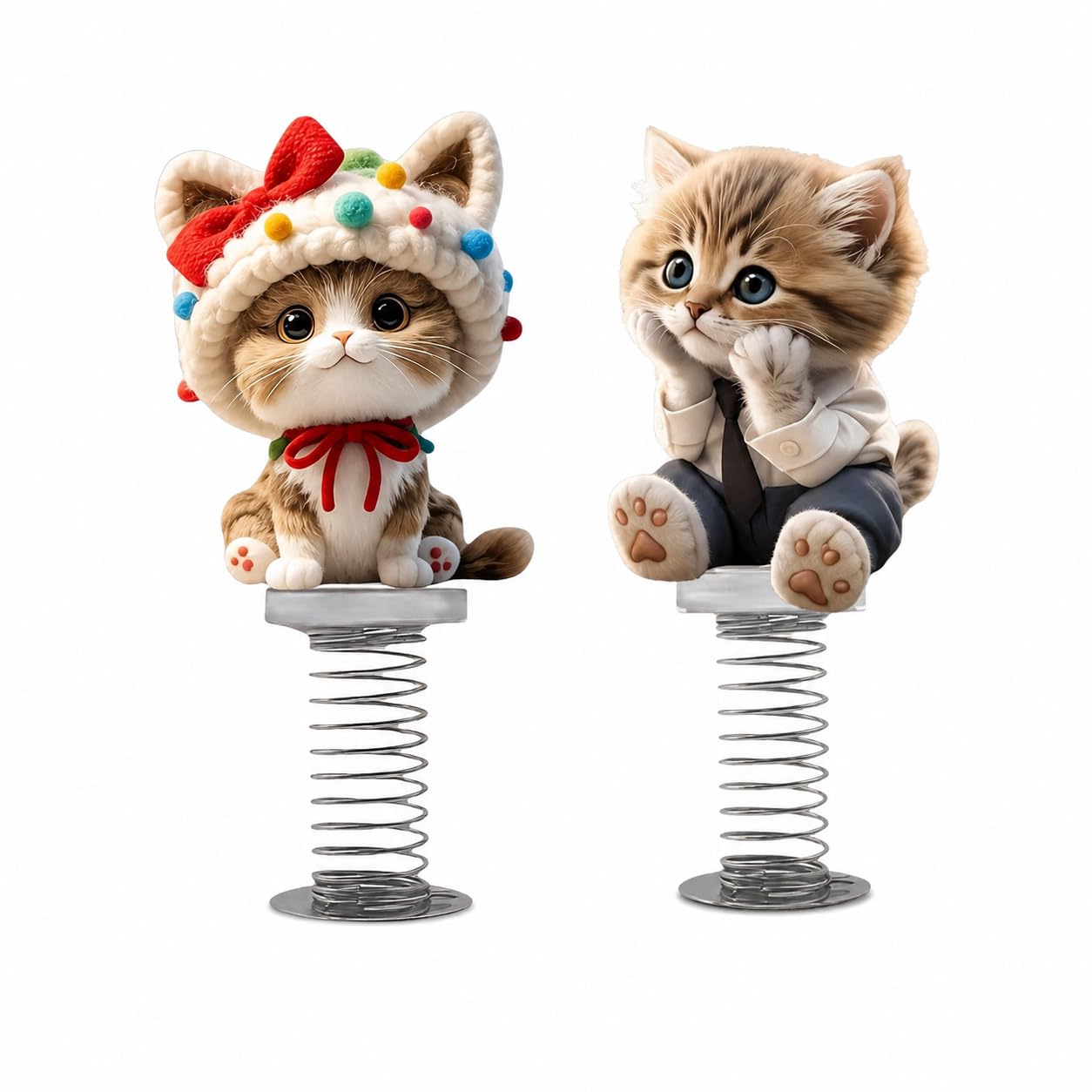 Car Bobble Head, Nodding Dog for Car, Car Accessories, Auto Dashboard Bobblehead Figures, Acrylic Auto Ornaments, Bobblehead Gifts, Compatible with Various Vehicle Types, Including Cars and Bicycles