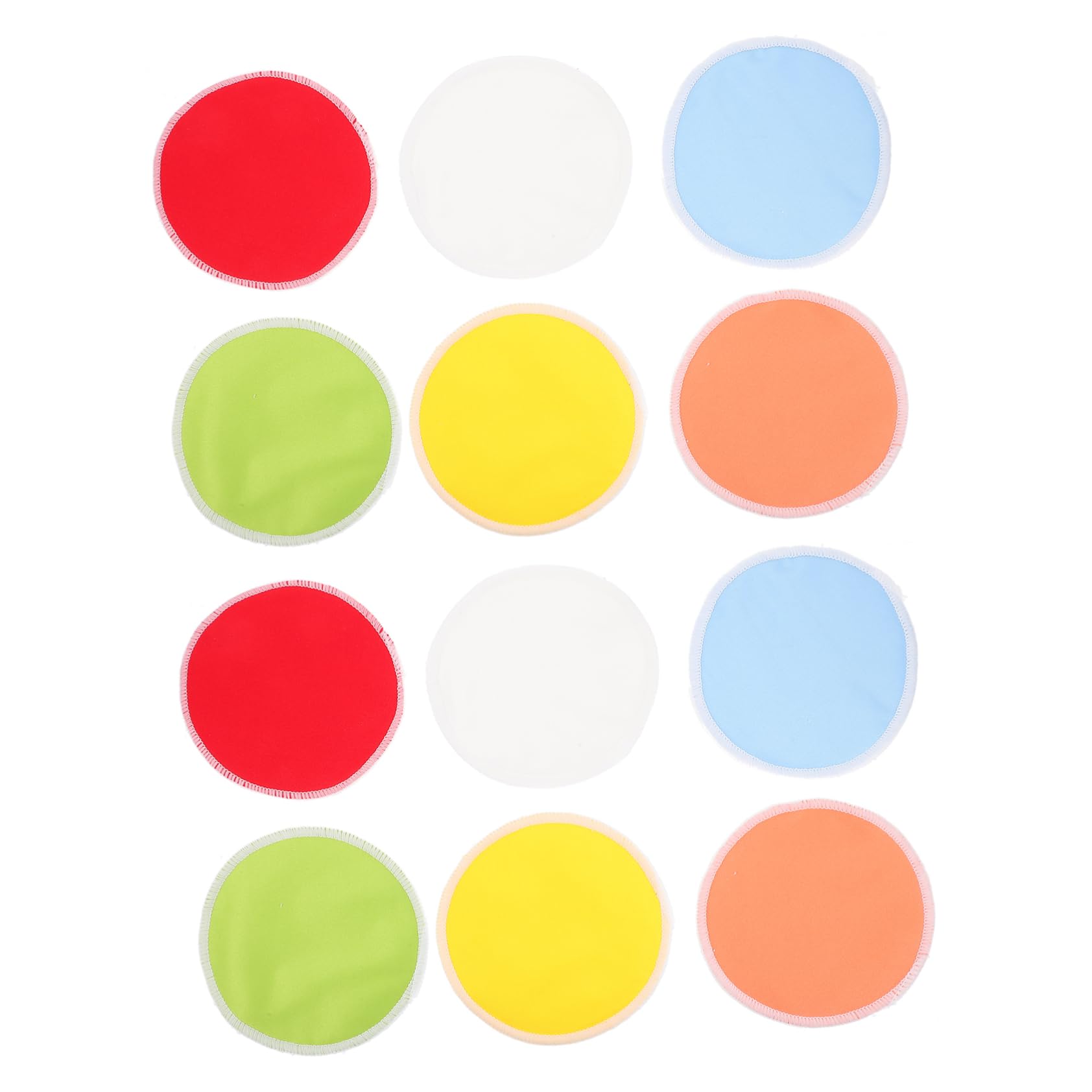 Toyvian Breast 12 Reusable Nursing Pads Breathable Soft for Breastfeeding Mothers