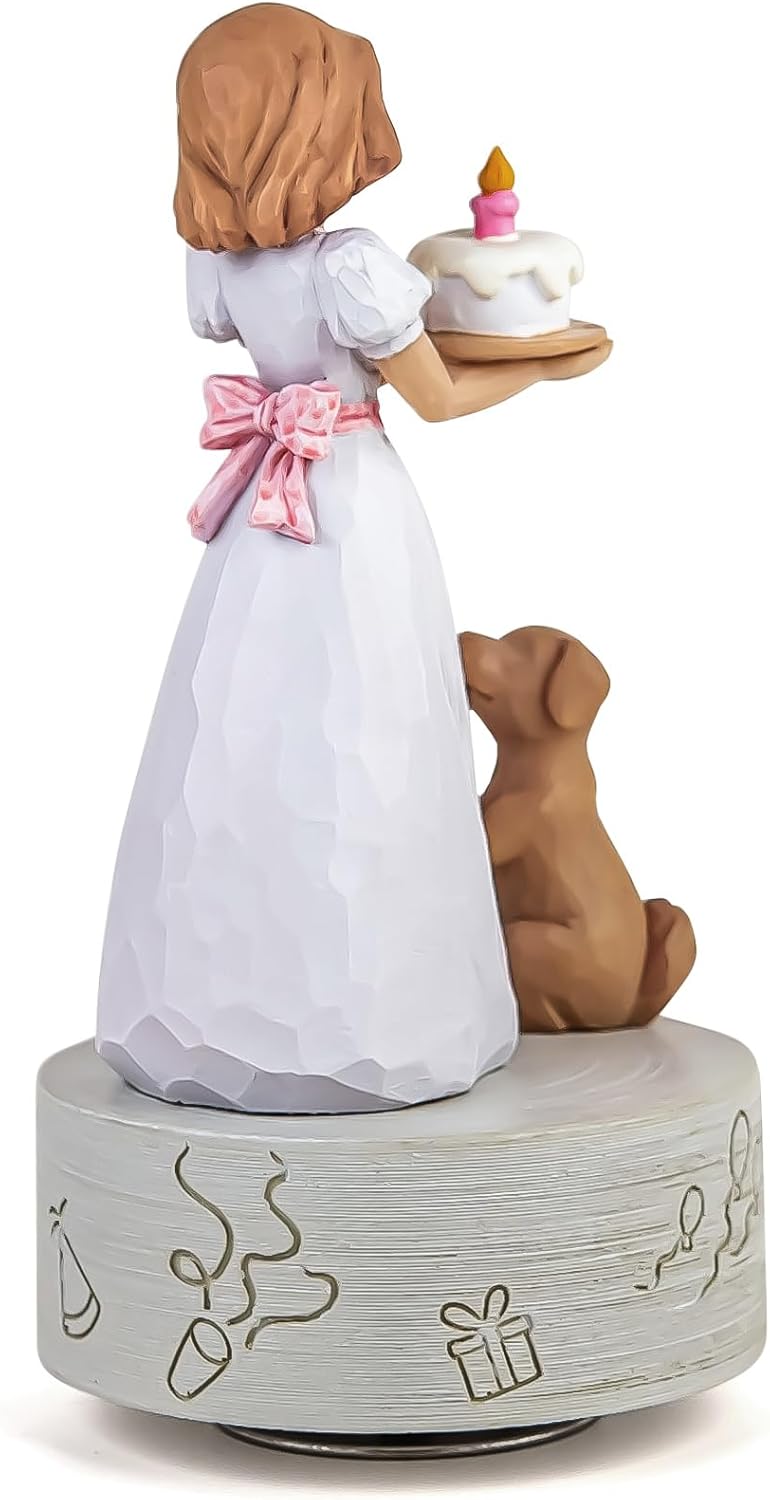 オルゴール ピアノと3匹の犬 陶磁器 プレゼント ギフト 癒やし 名曲