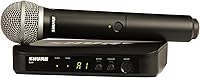 Shure BLX24/PG58-H9 Wireless Microphone System: PG58 Vocal Mic, 14Hr Battery, 300ft UHF Range for Performers