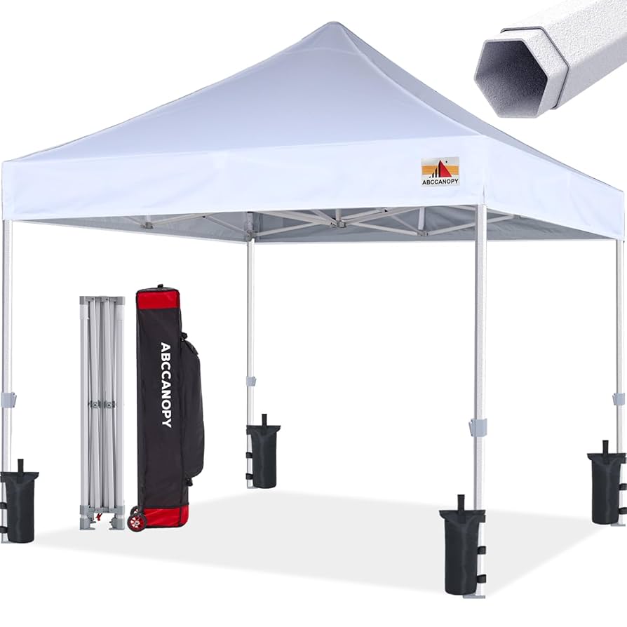 Amazon.com : ABCCANOPY Commercial Pop Up Canopy Tent 10x10