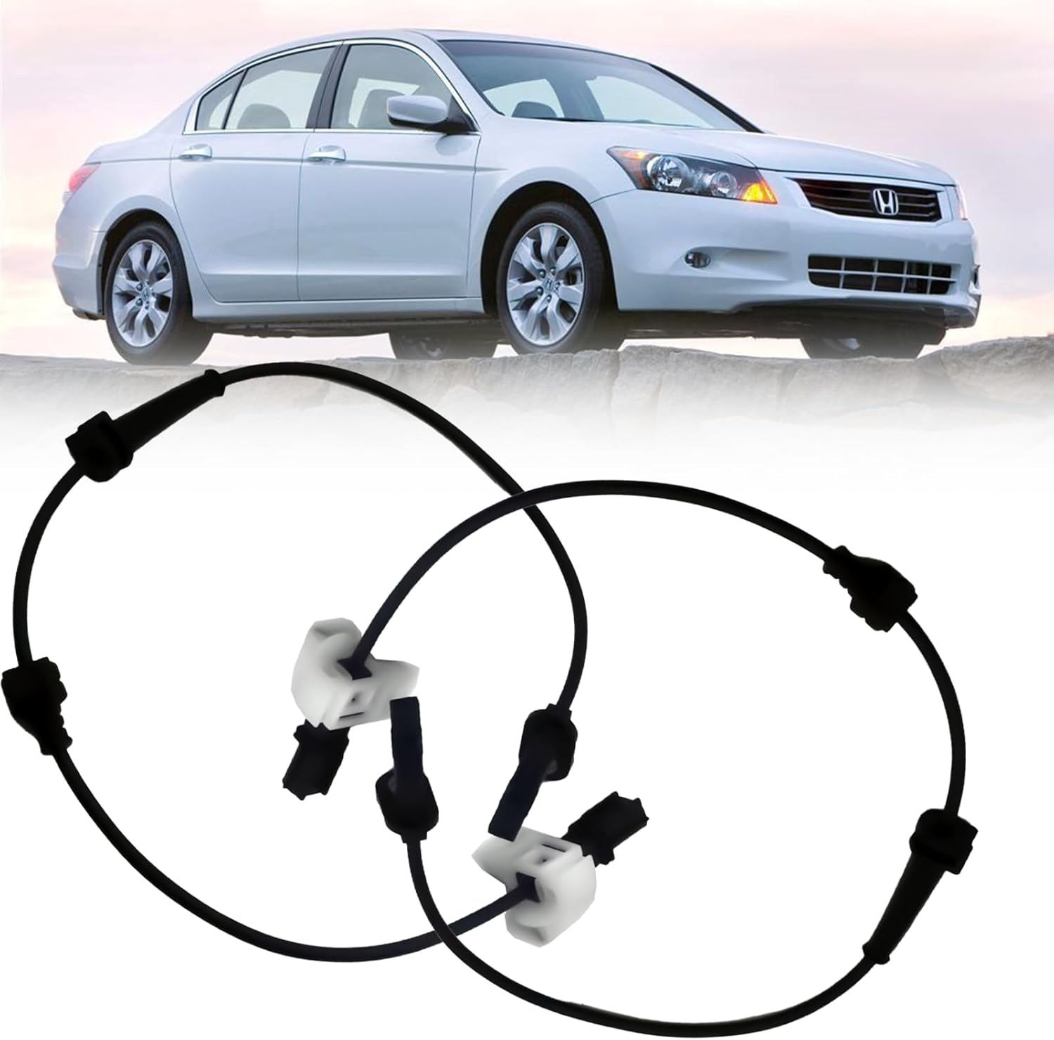 ABS Wheel Speed Sensor Rear Left Right Compatible with 2008-2012 Honda Accord 2009-2014 Acura TSX Driver Passenger Side ABS Sensors 57470-TA0-A02 57470-TA0-A03 2Pcs