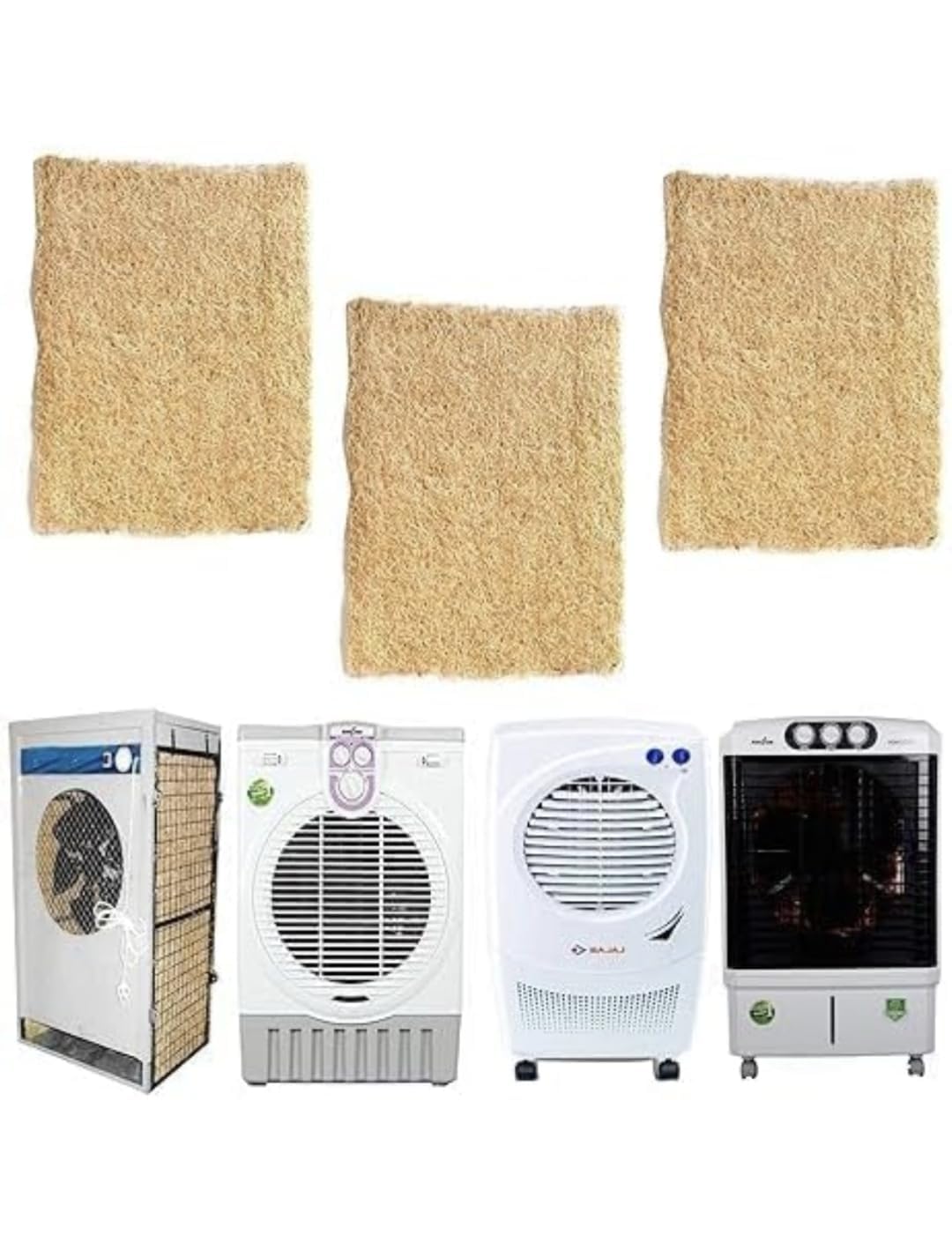 air cooler plain wooden grass | Premium Natural Wood Wool,Enhanced Cooling Efficiency,Improved Airflow,Durable & Eco-Friendly-image-48