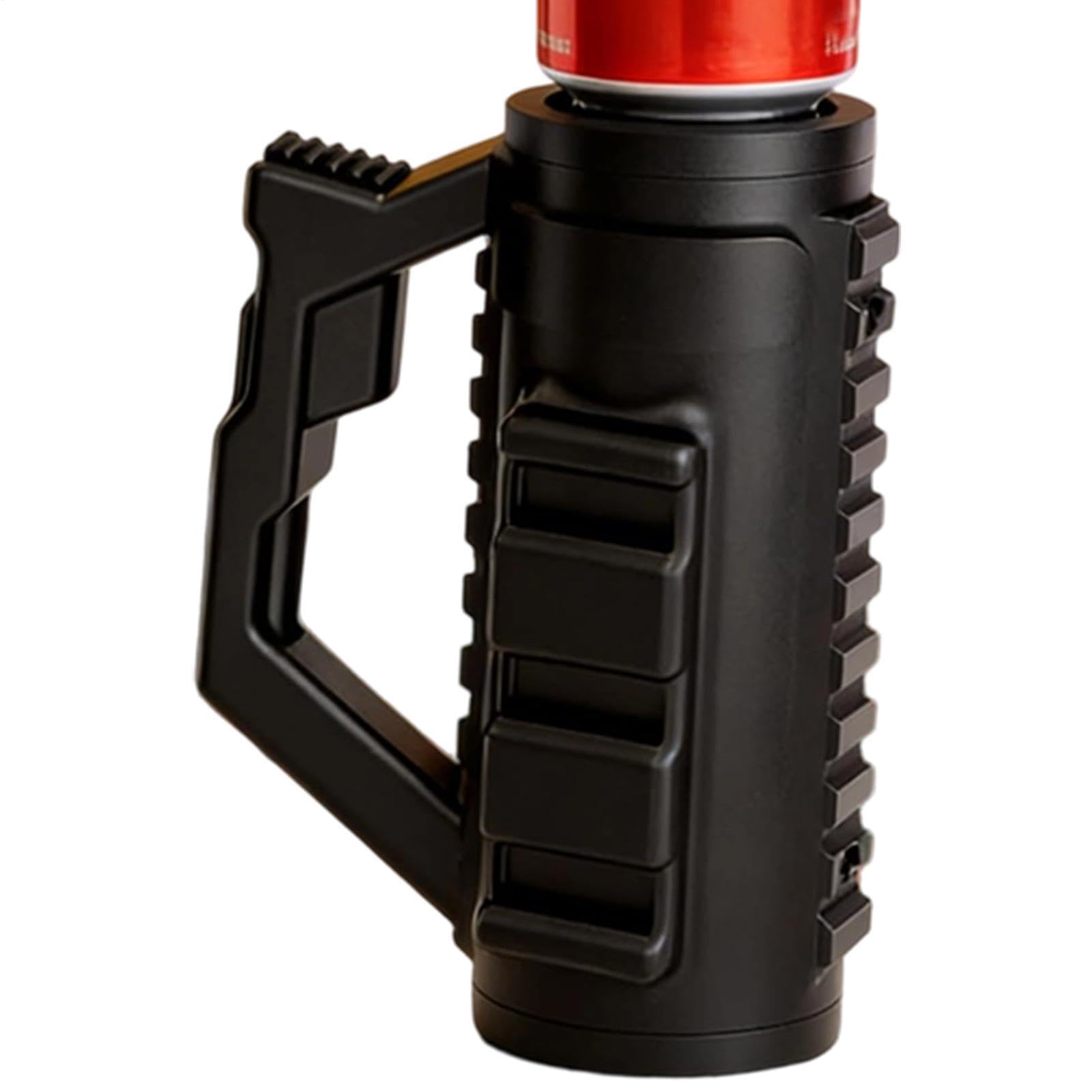 Soporte doble para latas de cerveza reutilizable y portátil para acampadas 8