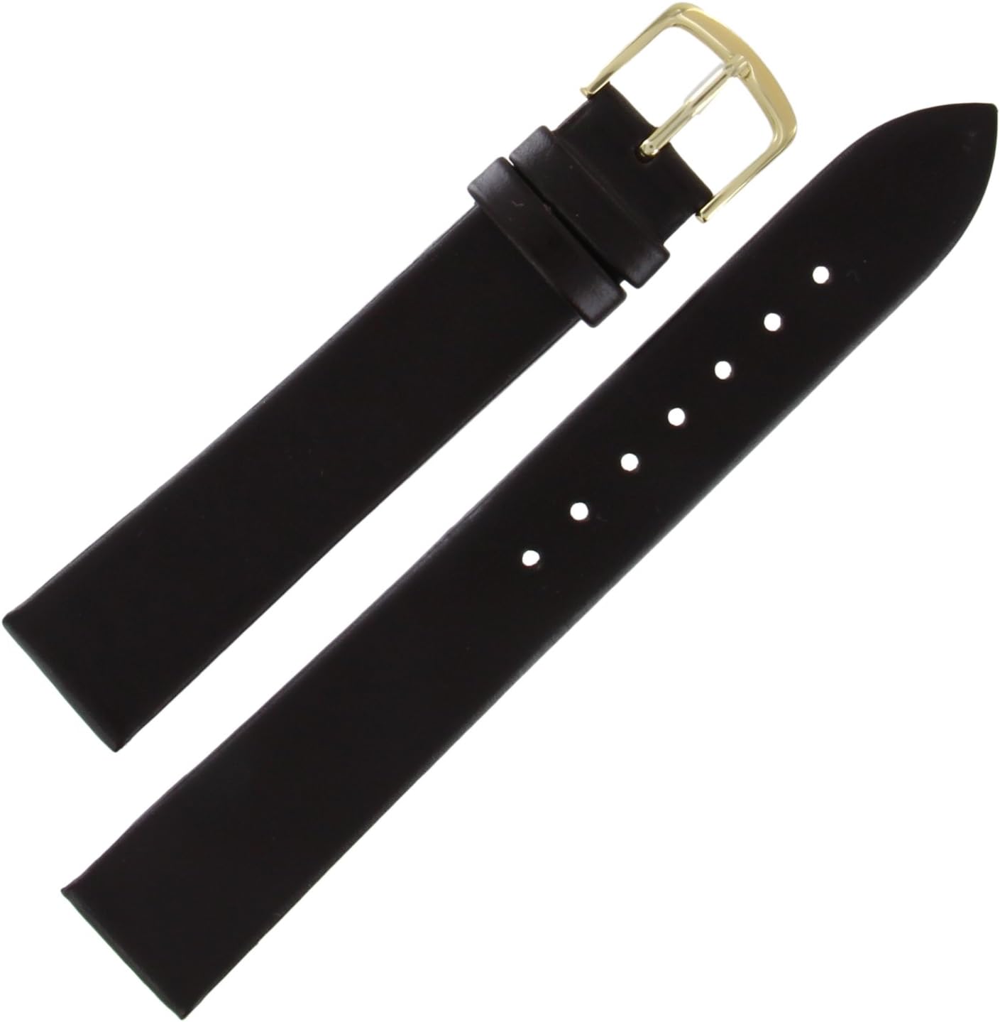 Hadley Roma MS702 20mm Long Brown Genuine Leather Men's Watch Strap Band