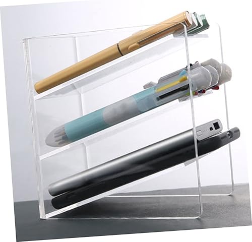 Miniatura 5 de Ciieeo Caja de almacenamiento de bolígrafos Cajones acrílicos Caja de almacenamiento multifuncional Caja organizadora transparente Caja de