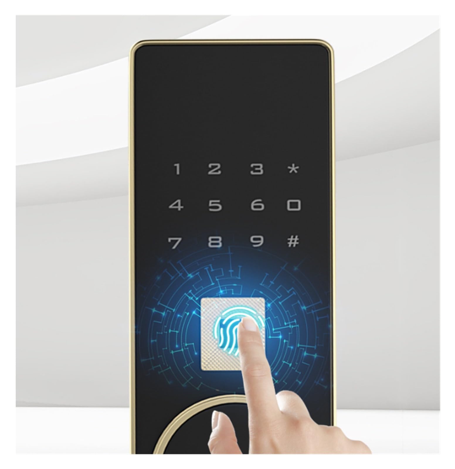 coffre Coffre-fort biométrique avec clavier à écran tactile et empreinte digitale