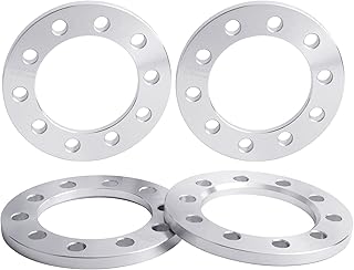 ZHTEAPR 4pc 12mm 1/2" Universal Forged 5Lug Wheel Spacers 5x5.5 5x135 5x139.7 Compatible with Dodge Ram-Ford-Jeep 1994-2018 R-a-m 1500, 2004-2009 Durango, 1975-2003 F150, 1960-1983 Cj5 and More