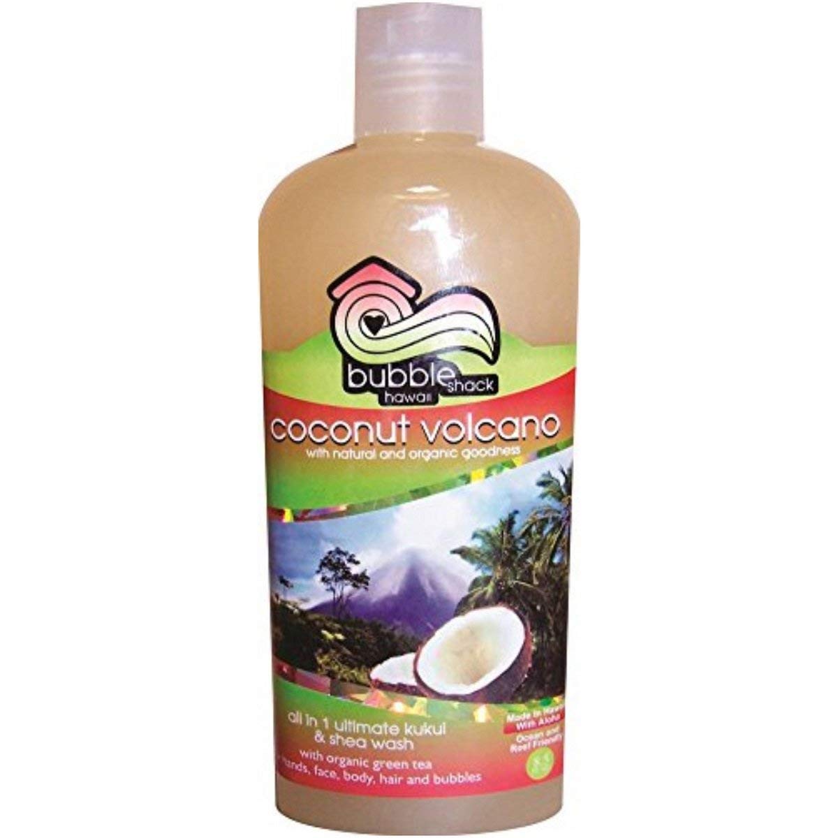 Bubble Shack Coconut Volcano All in1 Ultimate Kukui & Shea Wash
