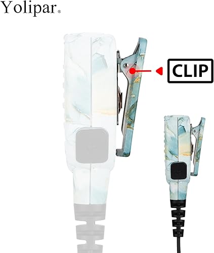 Miniatura 6 de Micrófonos a prueba de agua compatibles con radios Baofeng BF-F8HP UV-82 UV-5R y Kenwood BTECH Retevis TYT Radios Altavoz Mic Walkie Talkie Radios