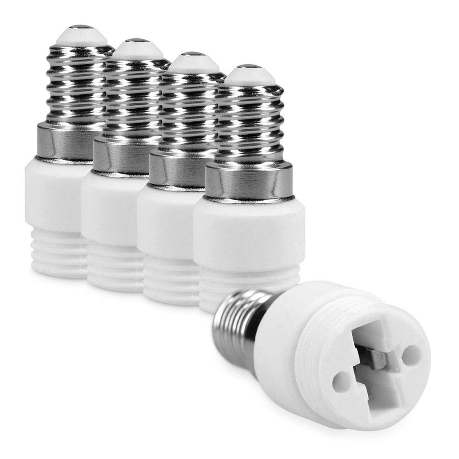 WELSUN 5PCS Connector E14 To G9 Socket Adapter Copper Energy Efficiency Home Supplies Accessories Converter Easy Install