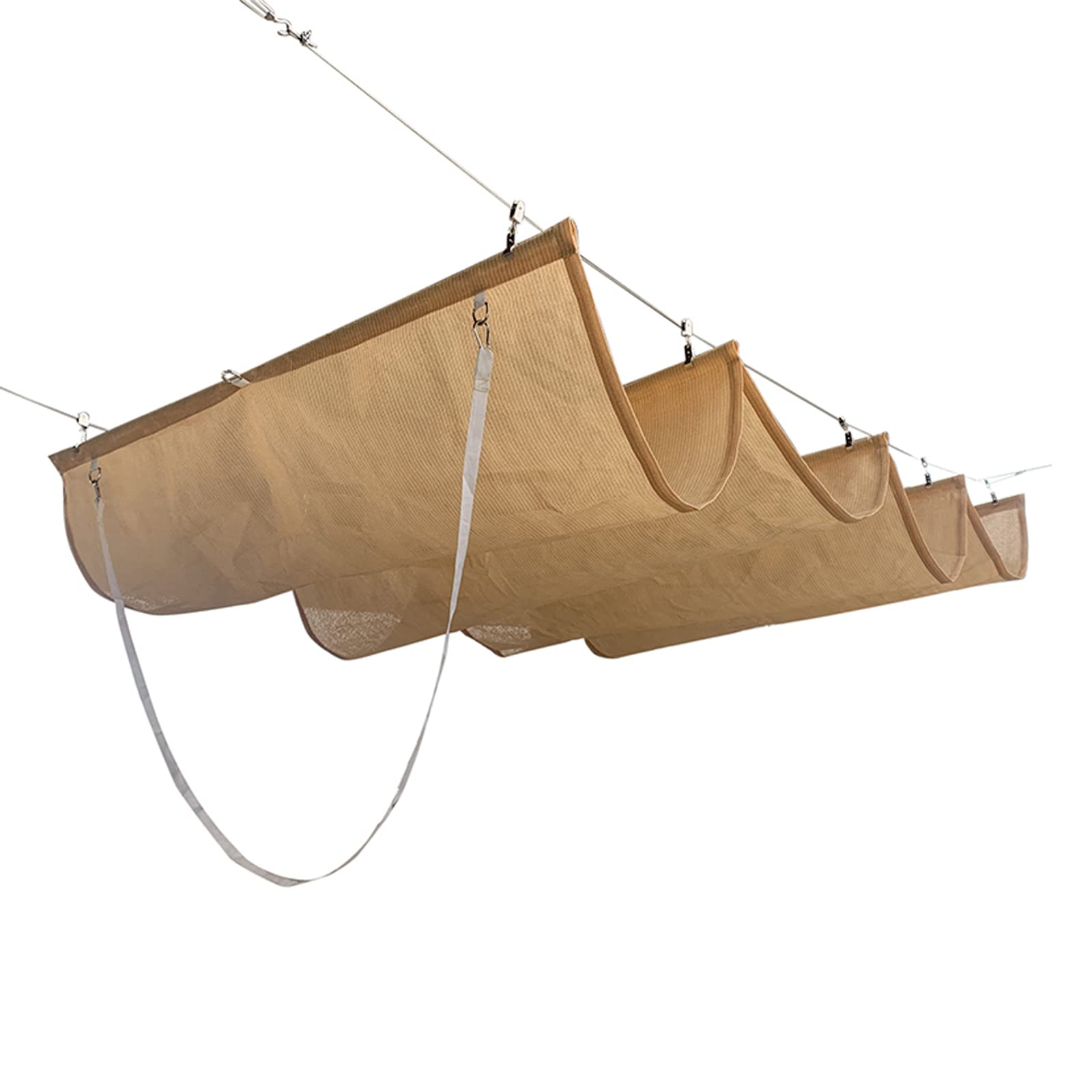 Voile d'ombrage de rechange haut de gamme tissu respirant pergola 5m