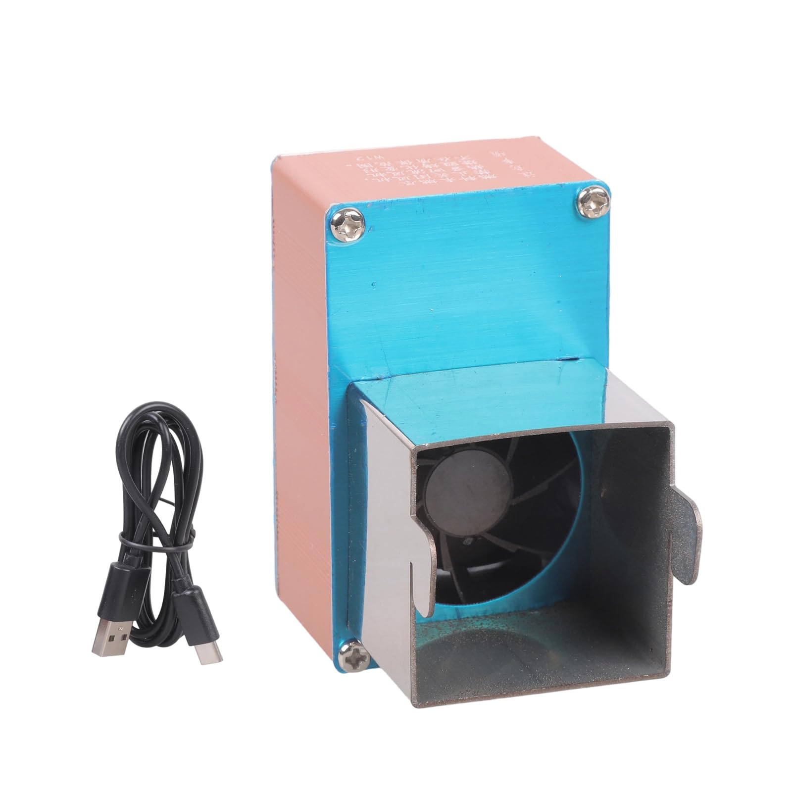 Babibaobei Square Mouth High Volume Usb Fan Adjustable Speed For Outdoor Stove Camping Bbq Aluminum Usb Blower