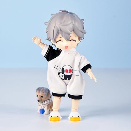 Miniatura 5 de YMY - Pantuflas de animales ob11, zapatos de muñeca gsc Clay Human bjd escala 112, zapatos de muñeca de Navidad y Año Nuevo, regalos para niños y