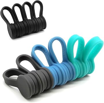 Amazon ケーブルクリップ 10個入り マグネットクリップ 新型クリップ 多用途 コードクリップ 磁 力 コード 巻き取り イヤフォン Usbケーブル コード収納 4色 By Maveek マビーカ 配線アクセサリー 文房具 オフィス用品