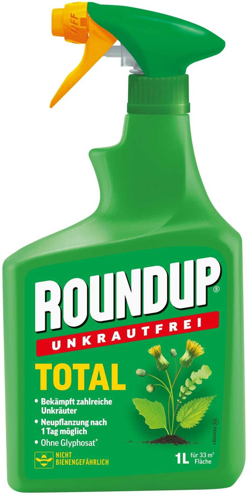 2 X 1L Roundup®Unkrautfrei Total