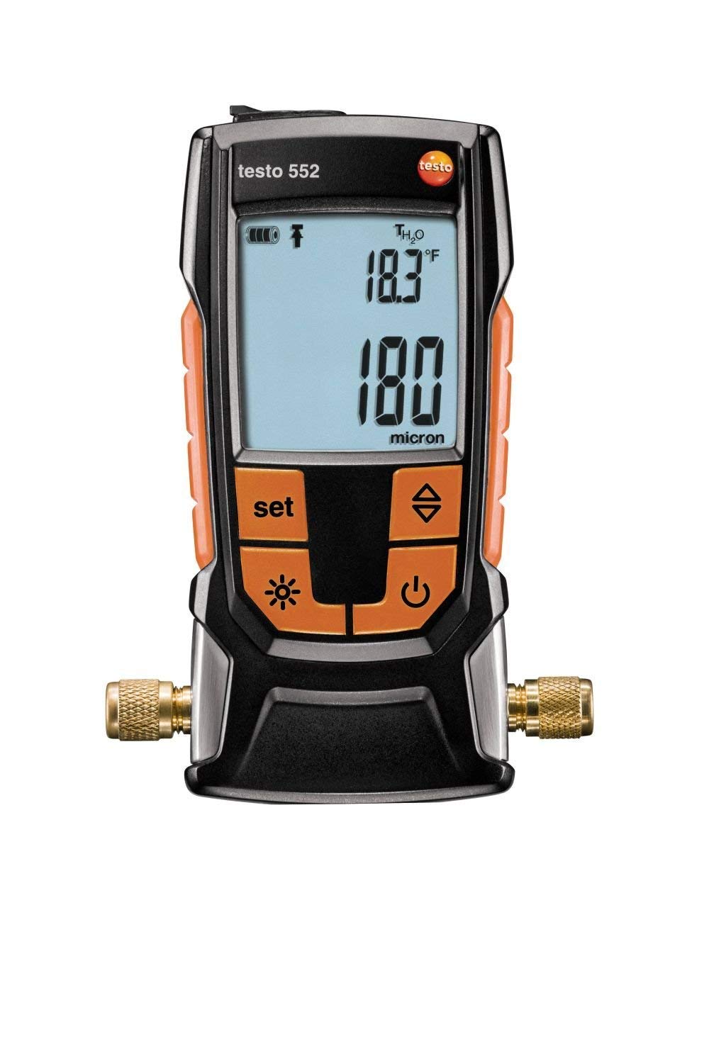 *Disponible en stock* Testo 552 digital vacuum gauge with Bluetooth for refrigerators, air conditioning, dehumidification, industry, with calibration certificate from INSTRUKART