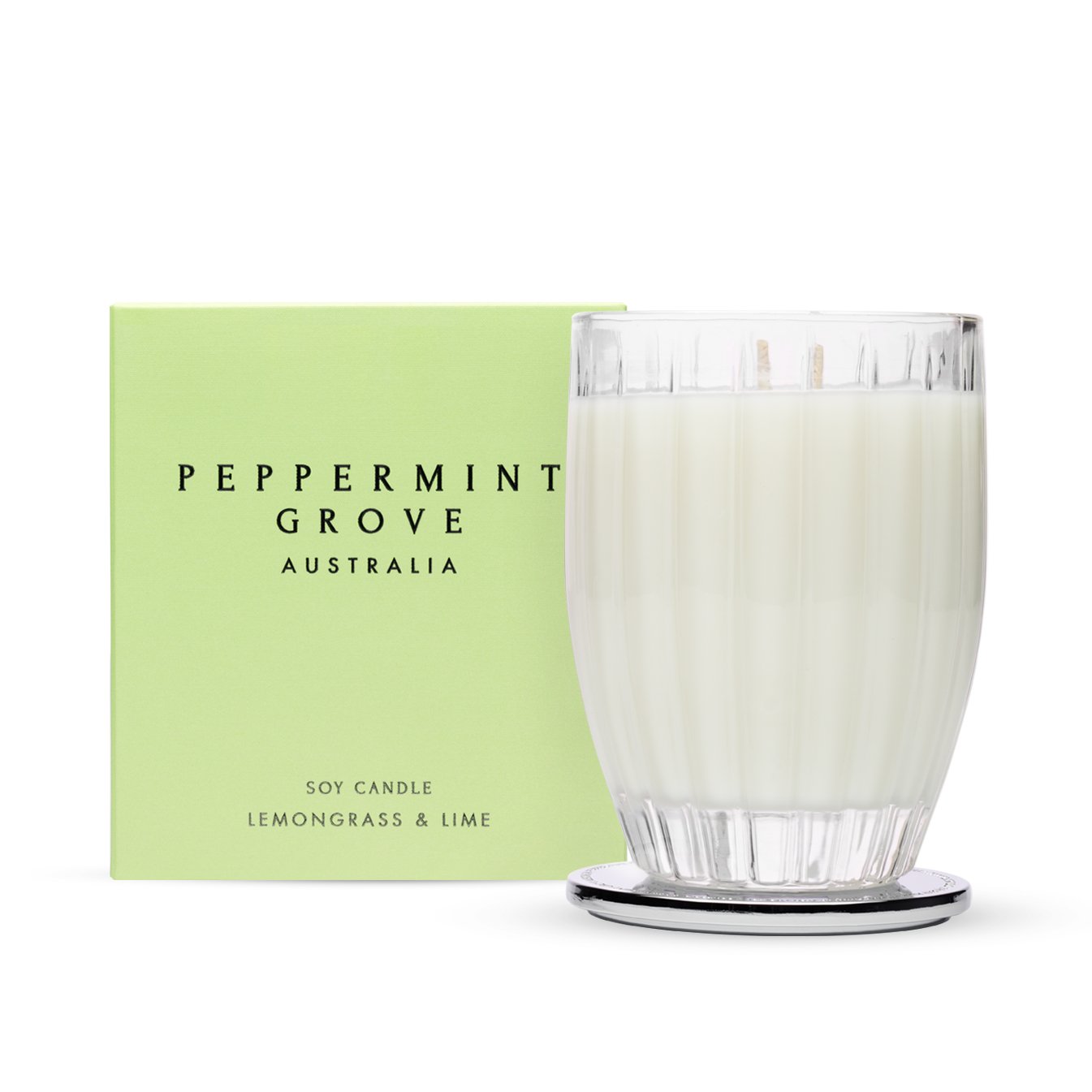 Peppermint Grove Large Candle 350g (Lemongrass & Lime)