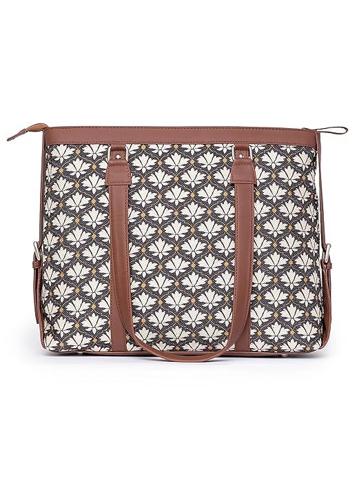 Image of Stylish Tote Bags for Office Use | Laptop Bag 15.6 inch | Purse for Women | Vegan Leather Handbag | Daily & Travel Use |