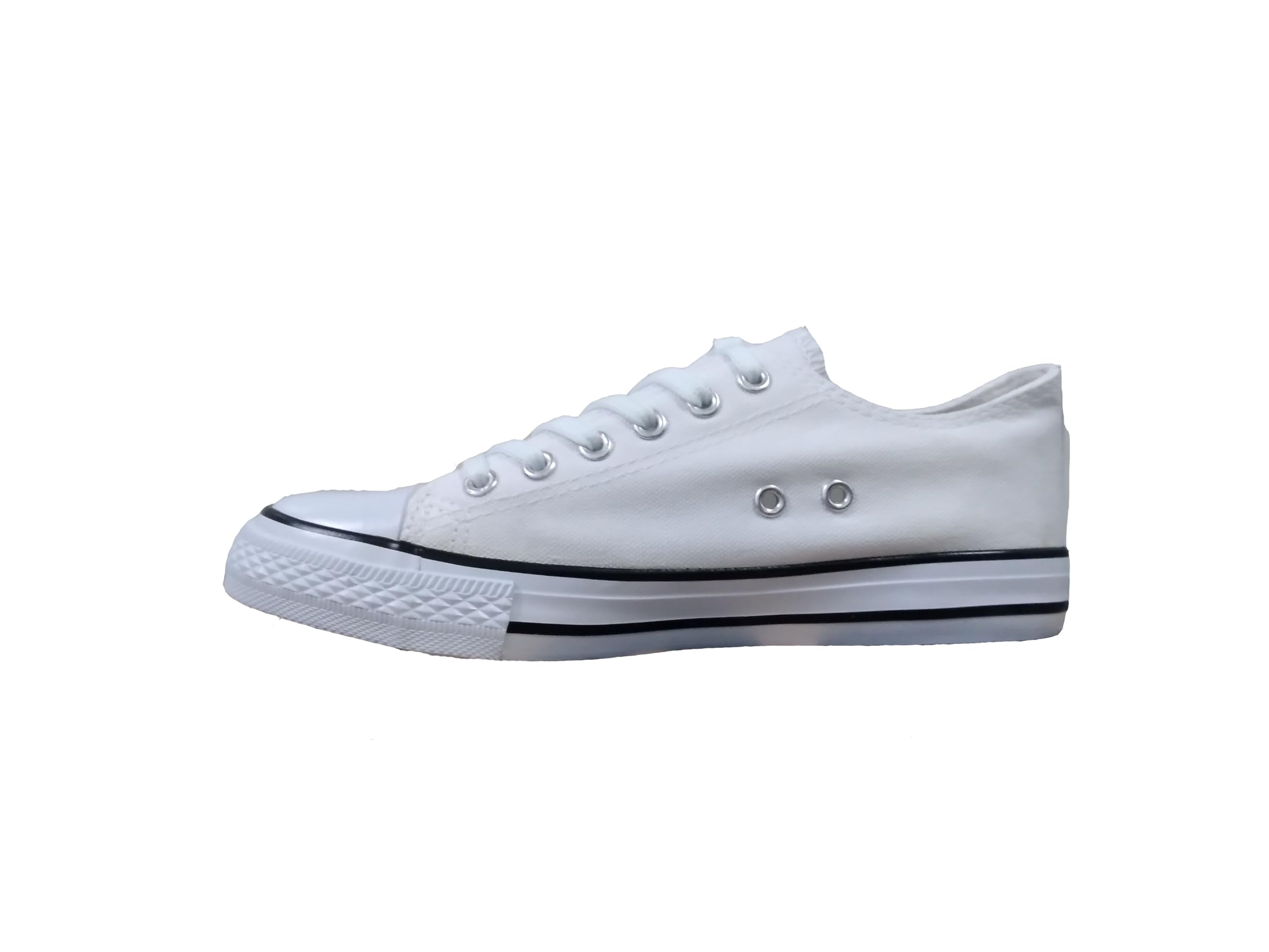 GenericWomen’s Canvas Shoes Low Top Fashion Sneakers Slip on Walking Shoe