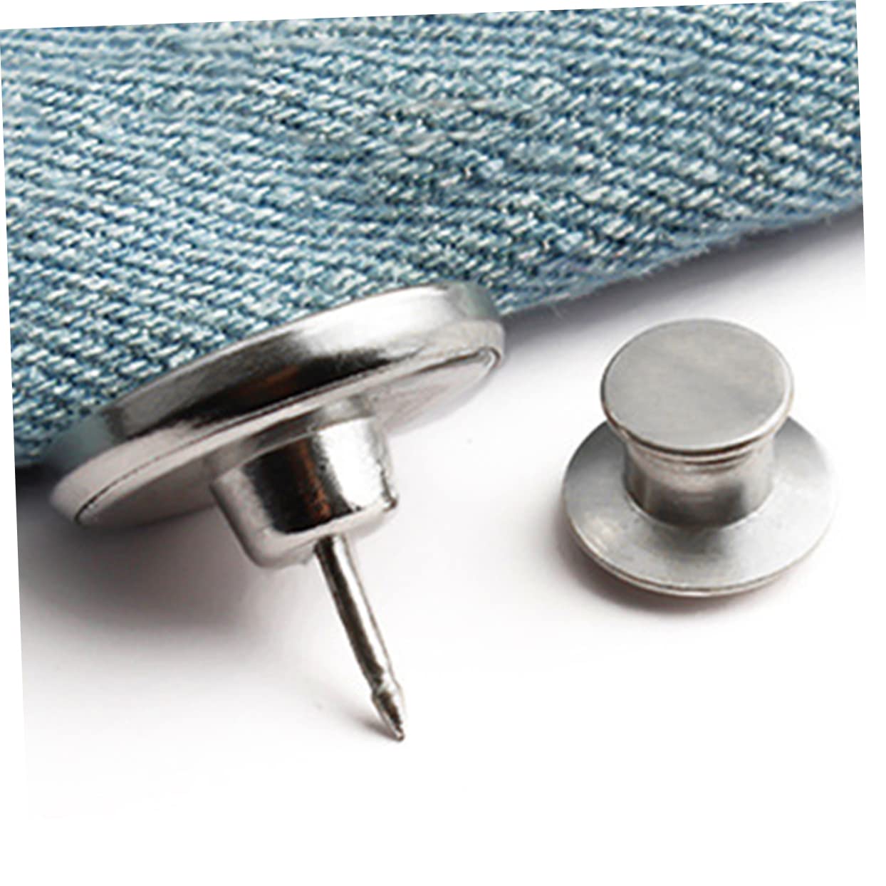 SHINEOFI 90piezas Extensores De Botón Para Jeans Ajustables Cintura Sin Accesorios Prácticos Para Pantalones Solución Creativa Para Ajustar Tallas