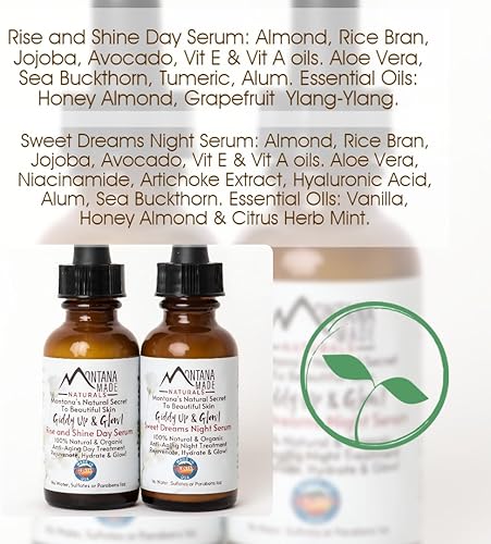 Miniatura 9 de Conjunto de cuidado de la piel antienvejecimiento, sueros faciales de día y noche, no tóxicos, orgánicos, suero de ácido hialurónico, vitamina A,