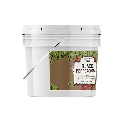 Miniatura 6 de Unpretentious Paquete de sal marina y pimienta, 1 galón, repuesto para agitador y molinillo, sabores salados robustos, cubos resellables