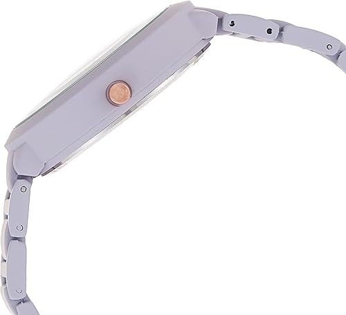 Vista 3 de Nine West Women's Rubberized Bracelet Watch Lavanda,Rosado,Gris,Borgoña,Negro -,Blanco,https:/ www.Yaxa/dp/undefined