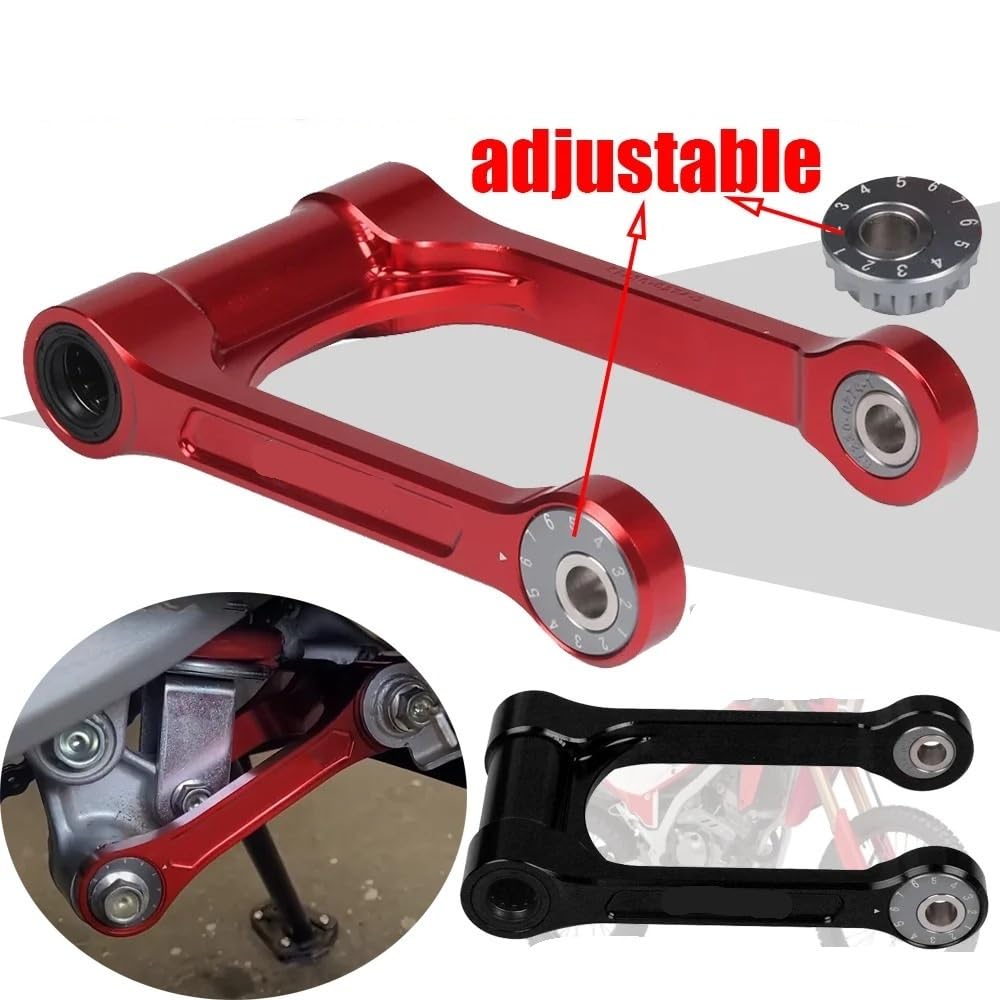 Bieleta de suspensión Trasera for Motocicleta Honda CRF300L CRF300 Rally CRF 300 L 300L 2021-2024(Red)