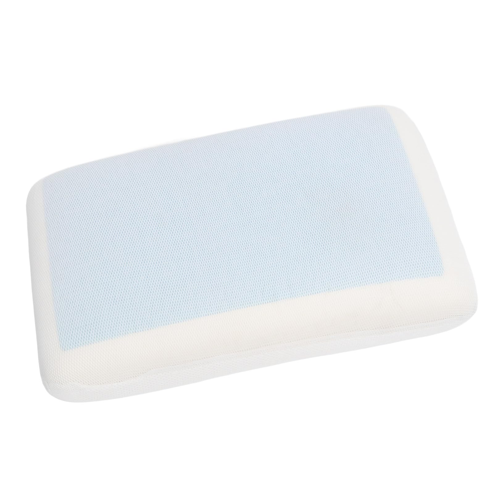 Cuscino in Gel Memory Foam Supporto Ortopedico Bifacciale Rinfrescante Morbido per la Casa 58x37 Cm
